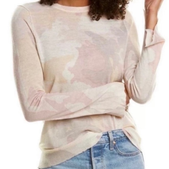 Zadig & Voltaire Pastel Camo Cashmere Pullover - Picture 1 of 9